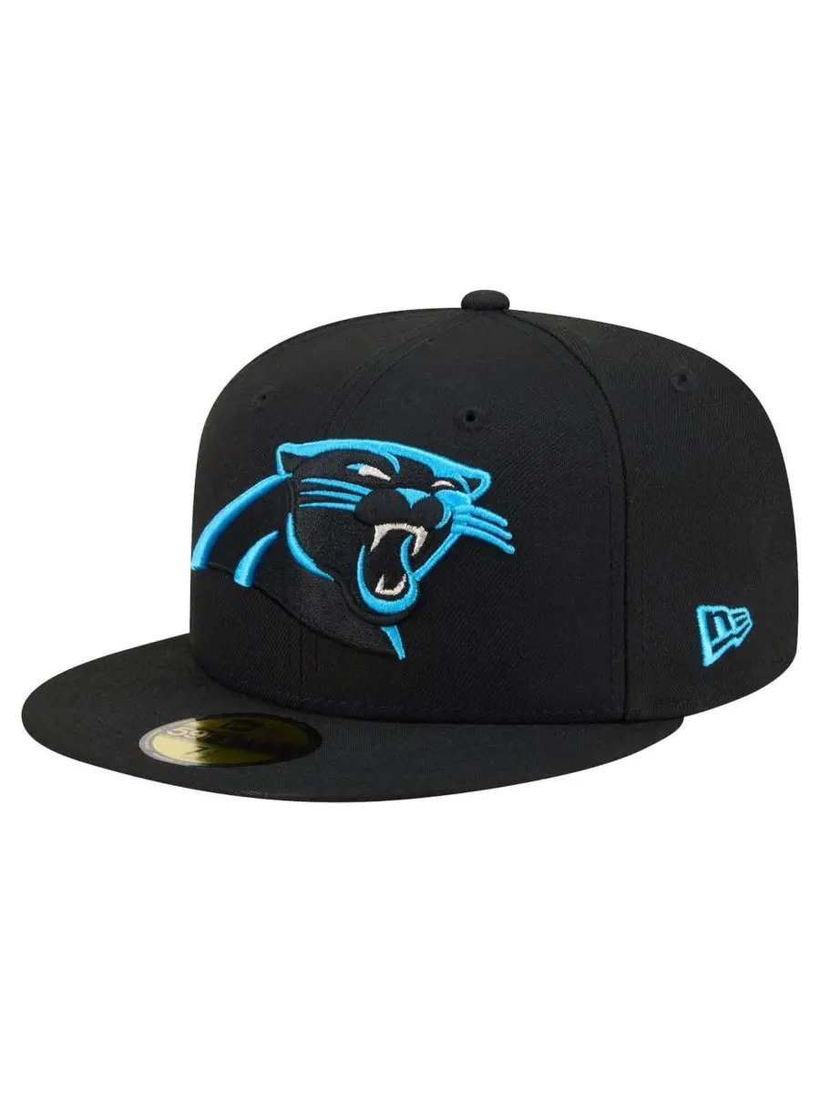 Кепка 59FIFTY с высокой тульей и плоским козырьком New Era — изображение 1 из 5, черный