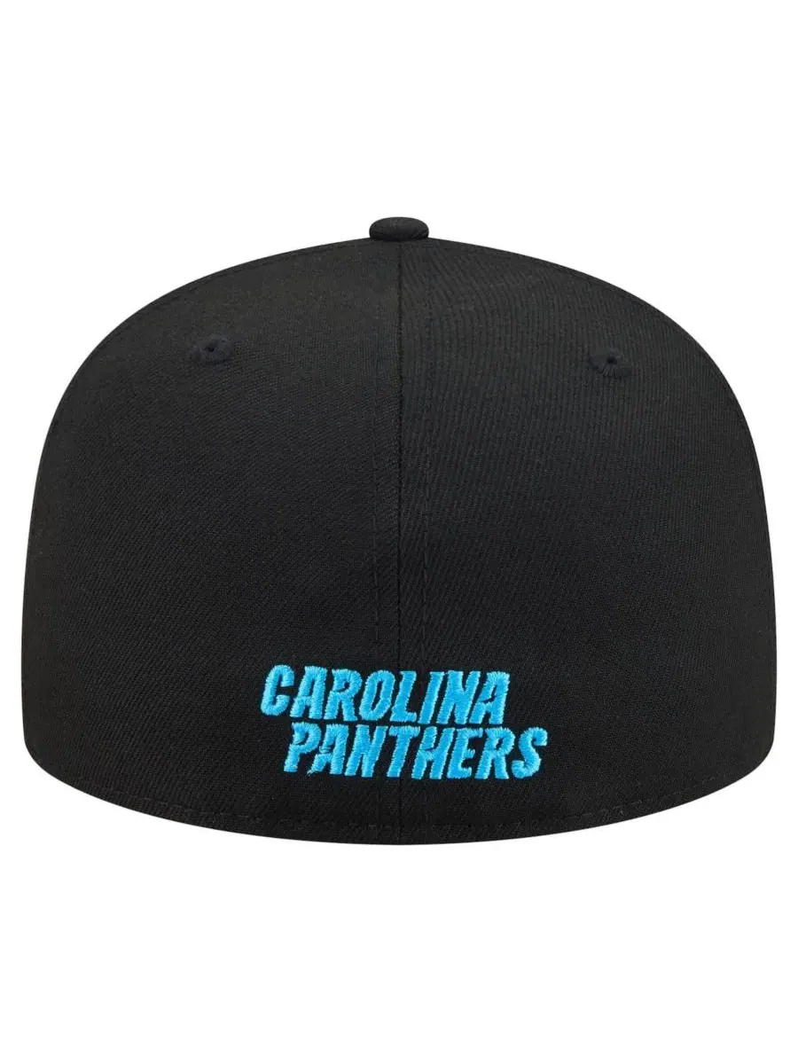 Кепка 59FIFTY с высокой тульей и плоским козырьком New Era — изображение 3 из 5, черный