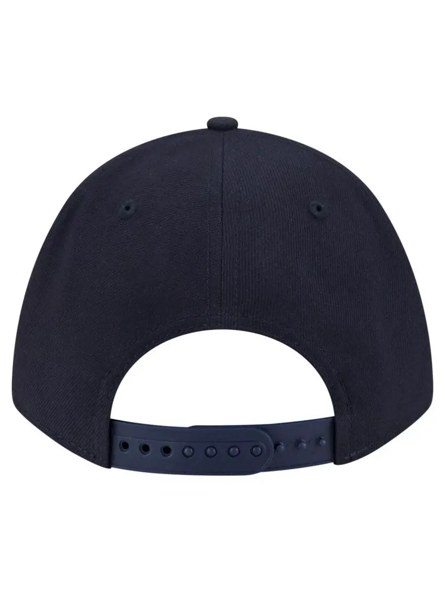 New Era Мужская темно-синяя регулируемая бейсболка Atlanta Braves 9FORTY с завышенной талией и — изображение 4 из 4