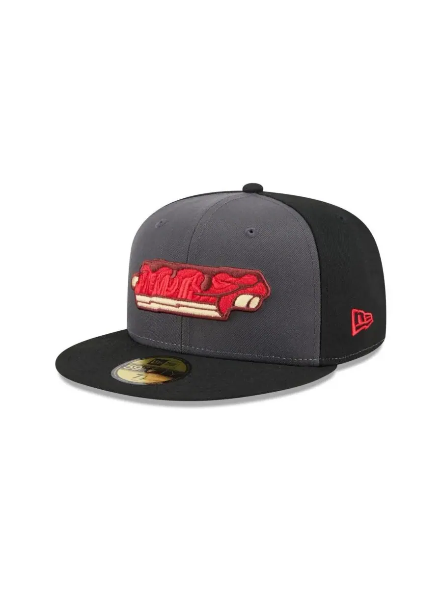 New Era Мужская серая кепка Memphis Redbirds Theme Nights 59FIFTY — изображение 1 из 4, серый