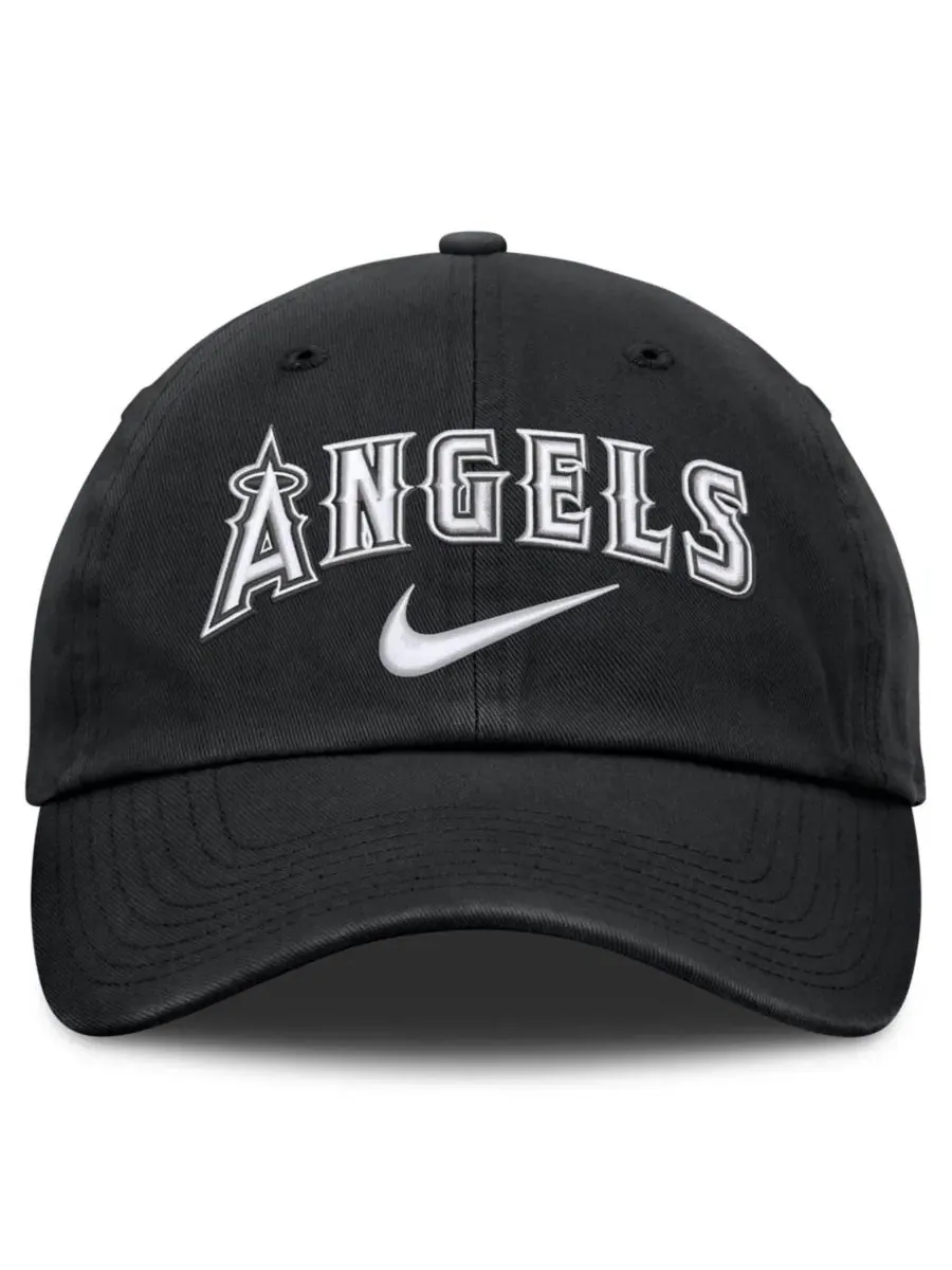Кепка с вышивкой Los Angeles Angels Nike — изображение 2 из 4, черный