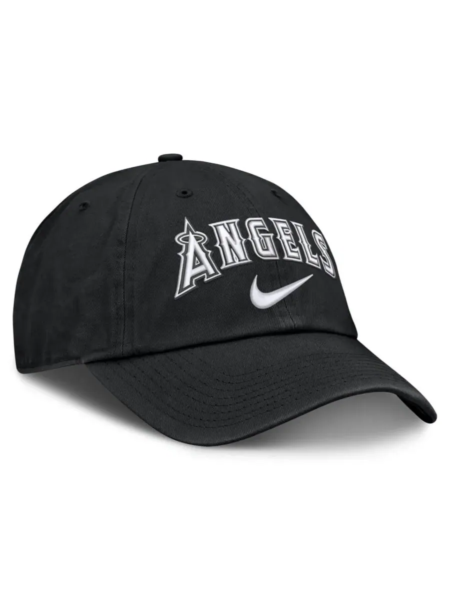 Кепка с вышивкой Los Angeles Angels Nike — изображение 3 из 4, черный