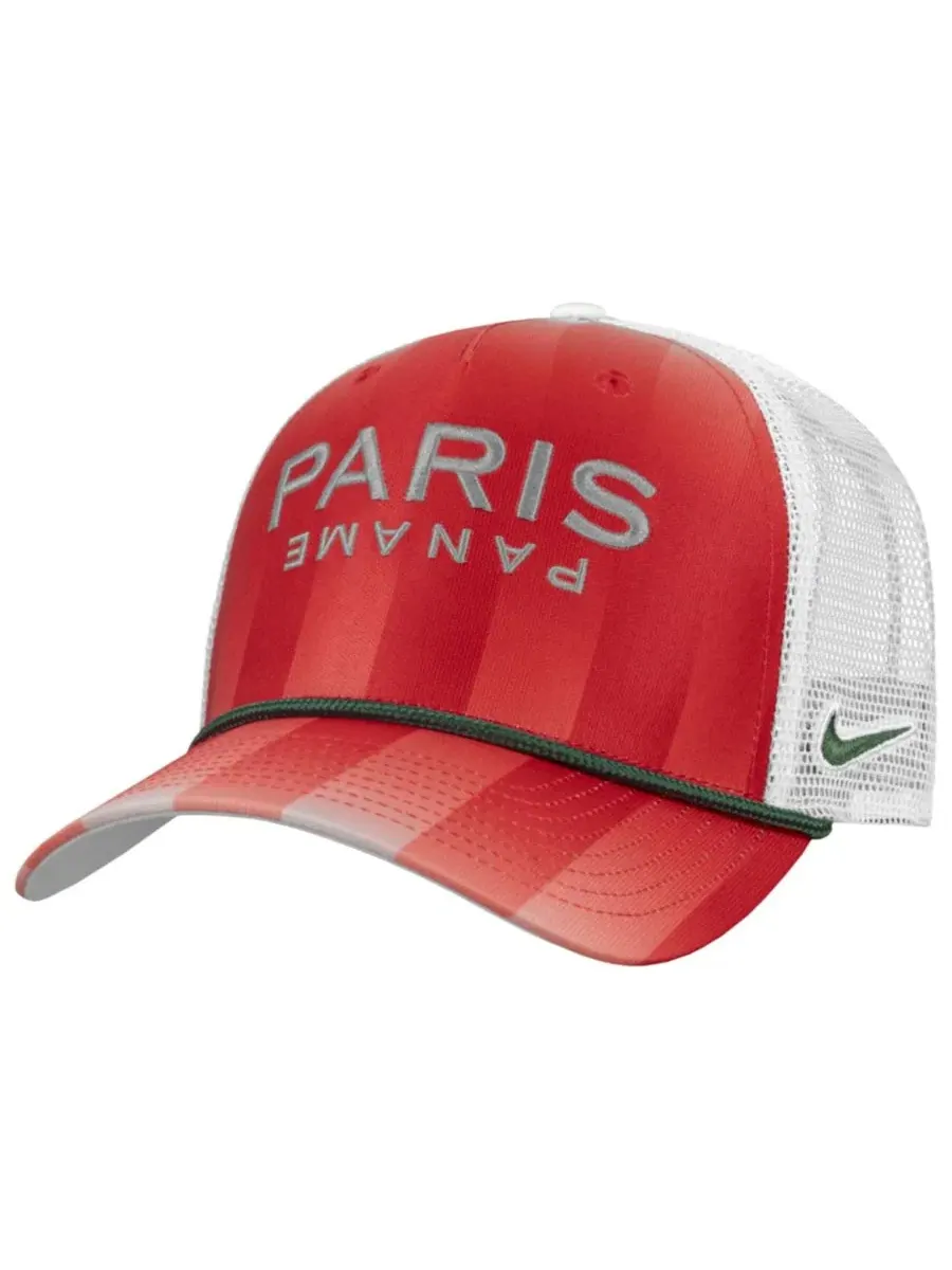 Кепка-тракер с регулируемым ремешком Paris Saint-Germain Rise Rope Nike — изображение 1 из 1, красный