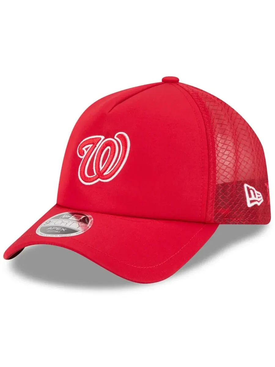 Бейсболка New Era 2026 Batting Practice Alternate Apex 9FORTY — изображение 1 из 5, красный
