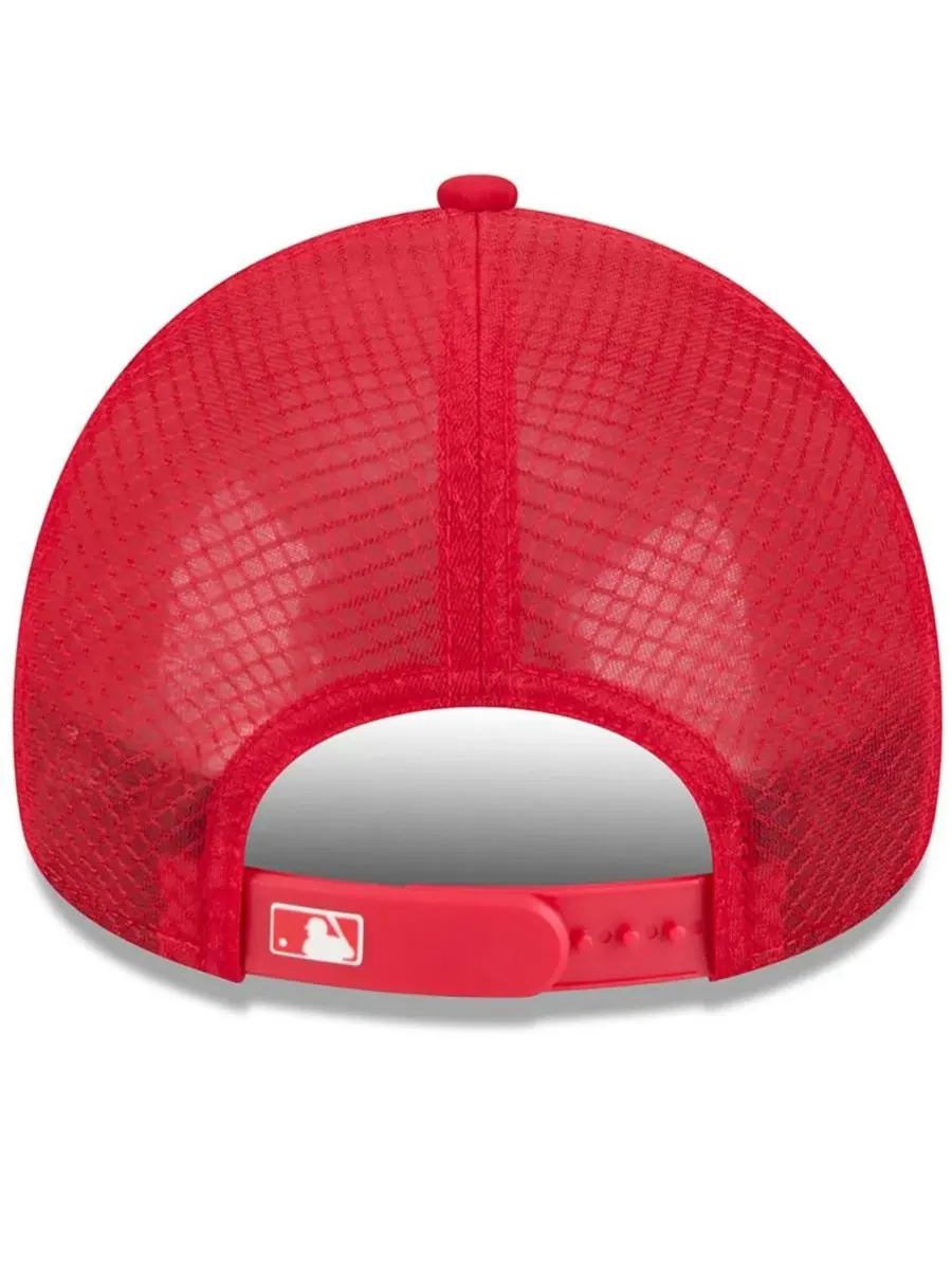 Бейсболка New Era 2026 Batting Practice Alternate Apex 9FORTY — изображение 4 из 5, красный