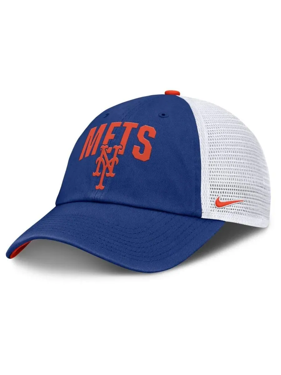 Кепка-тракер с вышитым логотипом New York Mets Nike — изображение 1 из 5, белый
