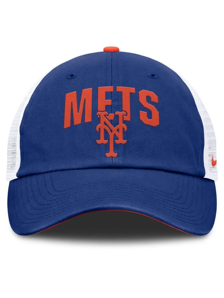 Кепка-тракер с вышитым логотипом New York Mets Nike — изображение 2 из 5, белый