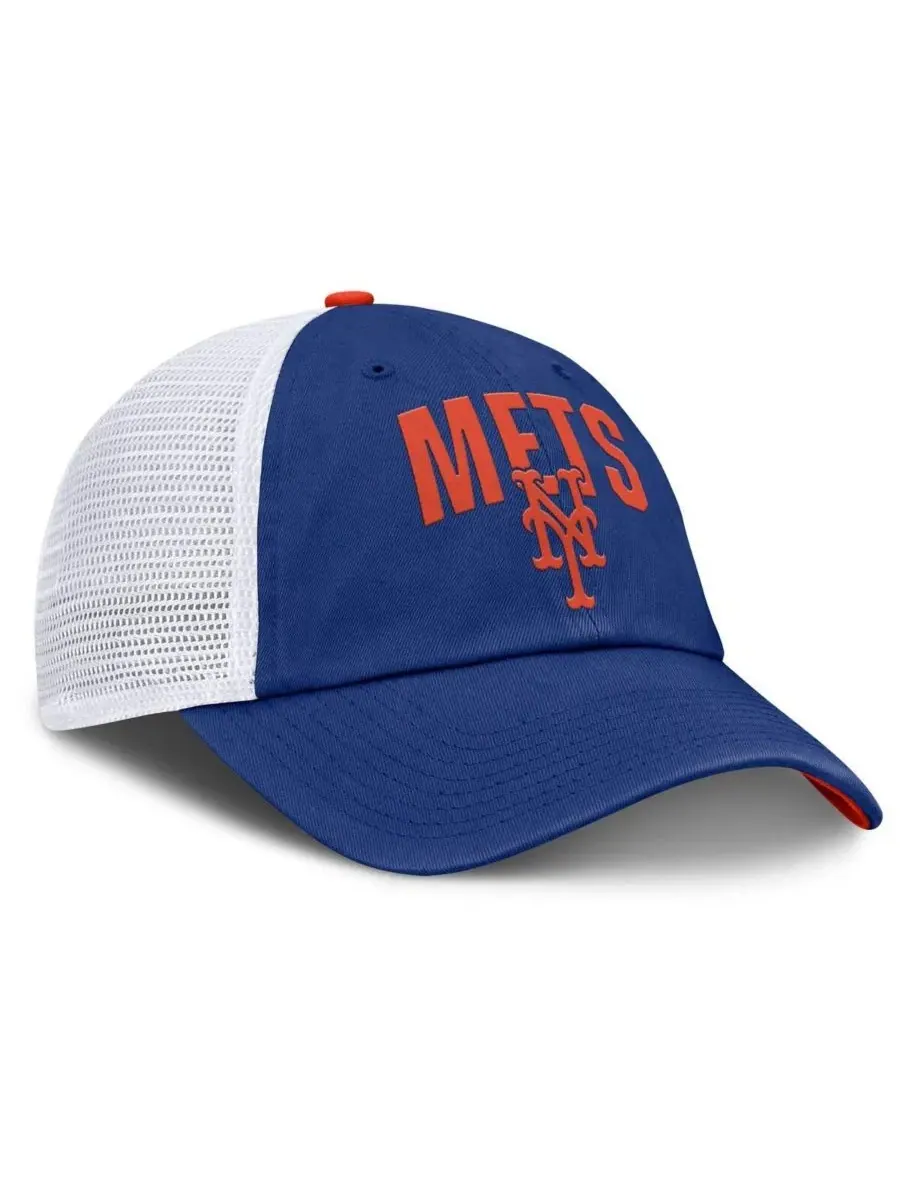 Кепка-тракер с вышитым логотипом New York Mets Nike — изображение 3 из 5, белый