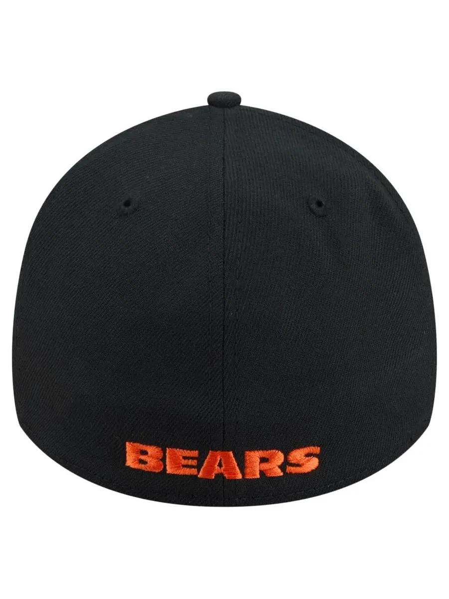 Кепка New Era Chicago Bears Core Team 39THIRTY — изображение 3 из 5, черный