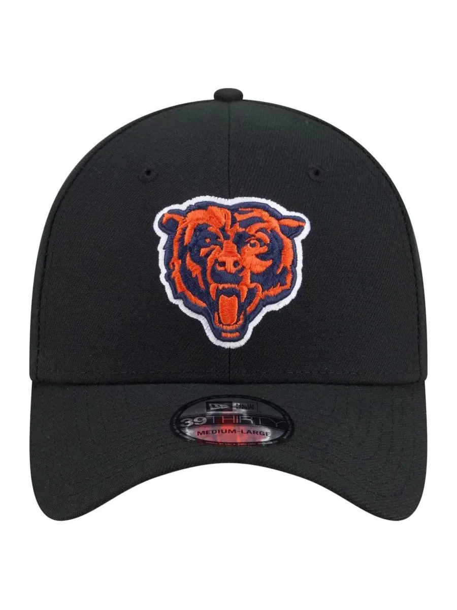 Кепка New Era Chicago Bears Core Team 39THIRTY — изображение 5 из 5, черный