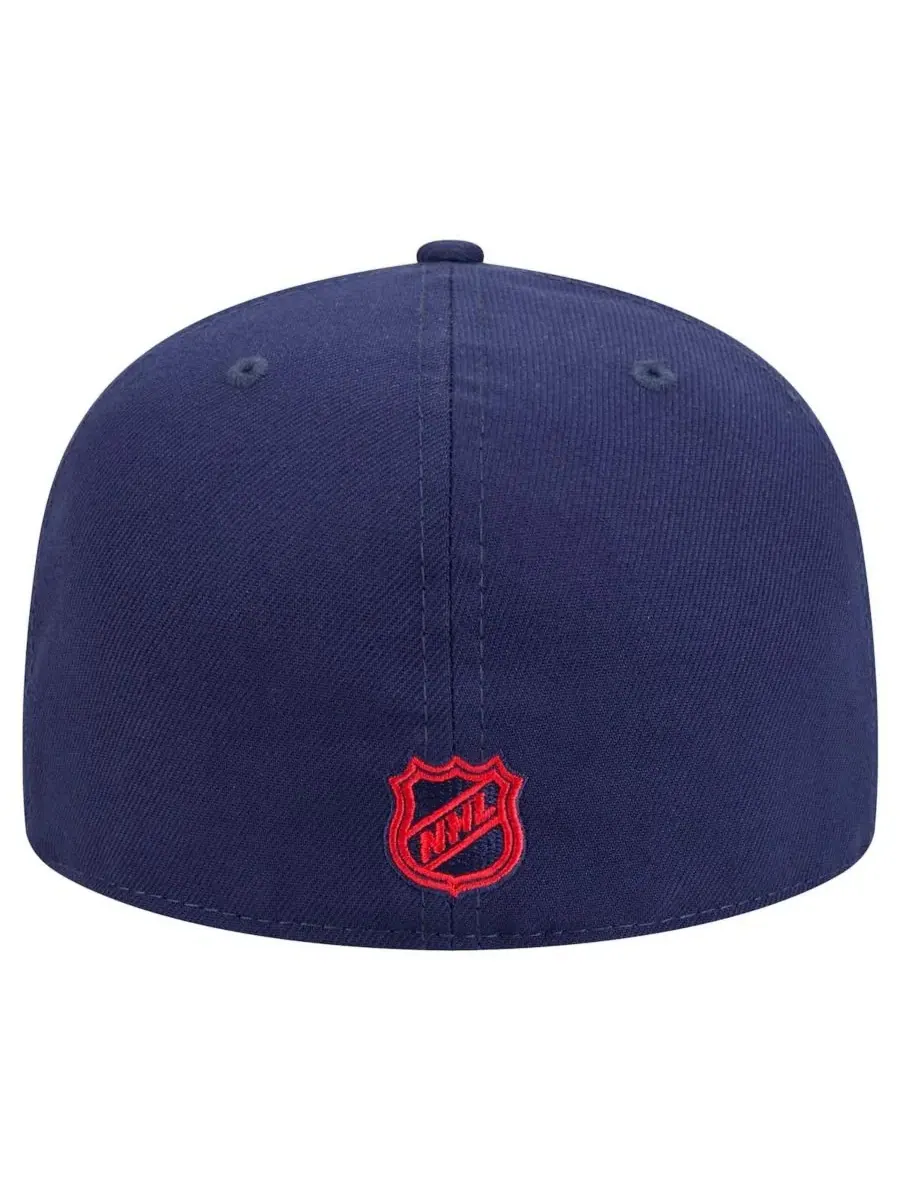 Кепка New Era с вышивкой логотипа Columbus Blue Jackets — изображение 4 из 5, темно-синий