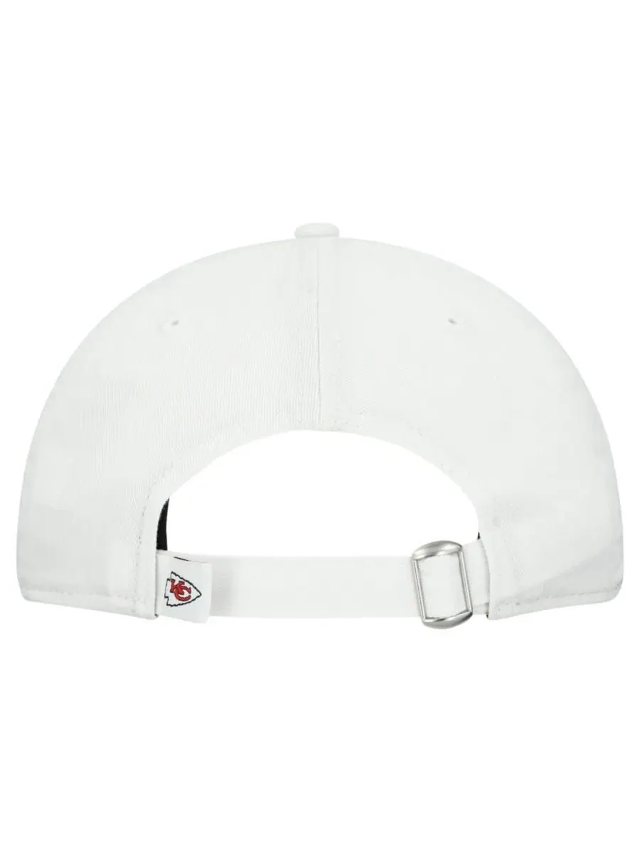 Кепка с вышивкой Kansas City Chiefs 9TWENTY New Era — изображение 4 из 4, белый