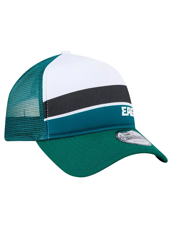 Детская бейсболка Philadelphia Eagles Sport Night Color Block 9FORTY A-Frame Trucker с регулируемой — изображение 4 из 5