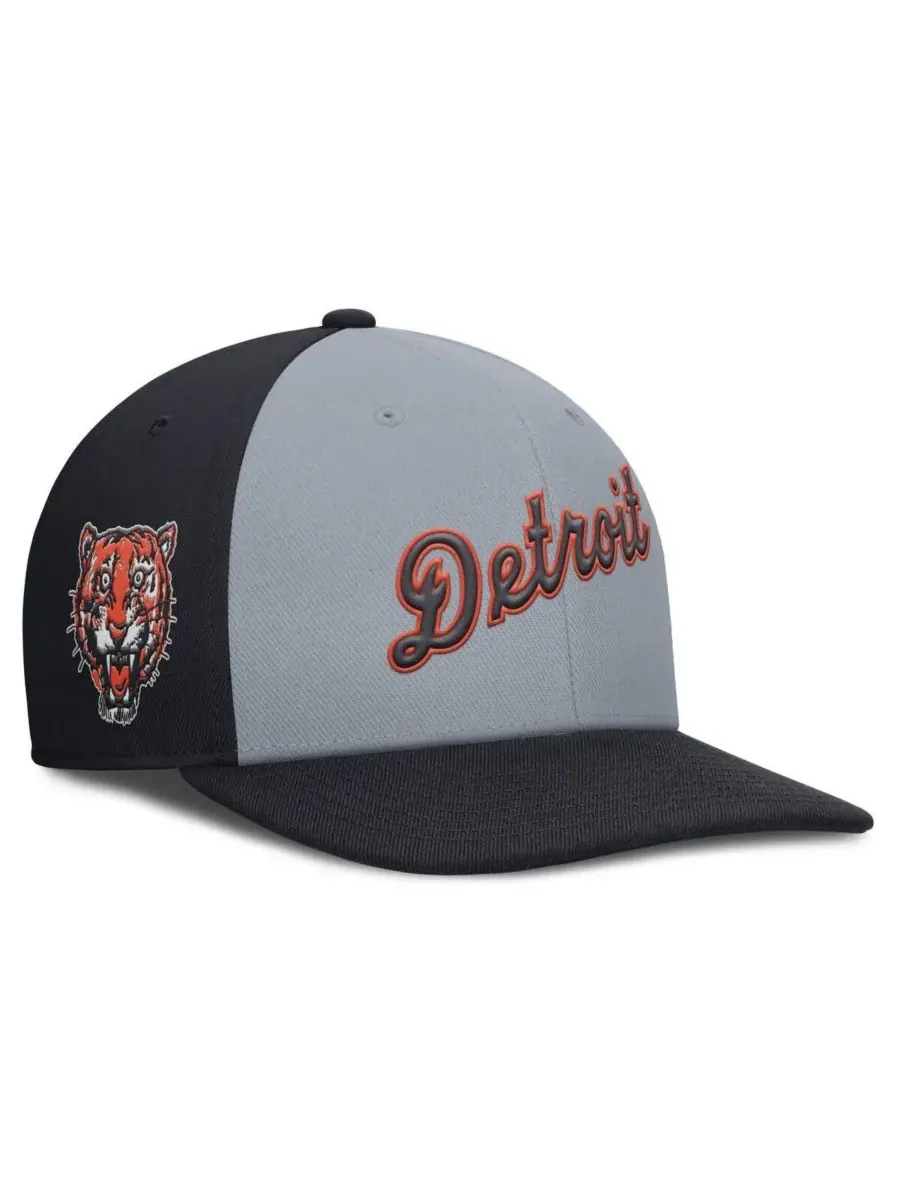 Nike Мужская серо-синяя бейсболка Detroit Tigers Pro Performance с регулируемой застежкой — изображение 1 из 4