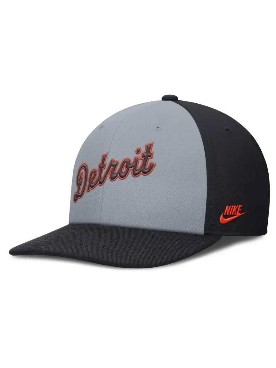Nike Мужская серо-синяя бейсболка Detroit Tigers Pro Performance с регулируемой застежкой — изображение 3 из 4