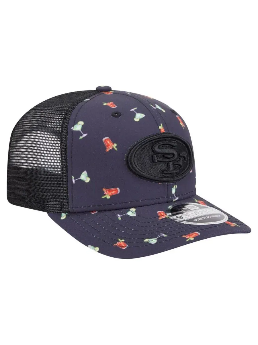 New Era Мужская кепка 9SEVENTY Stretch Snap Hat, темно-синяя/черная, с рисунком "Приключения за — изображение 3 из 4