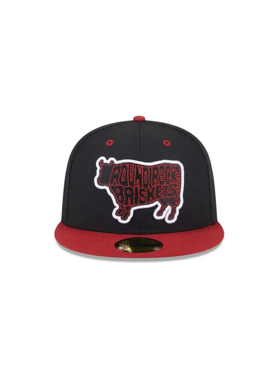 New Era Мужская черная кепка Round Rock Express Theme Nights 59FIFTY — изображение 2 из 4, черный