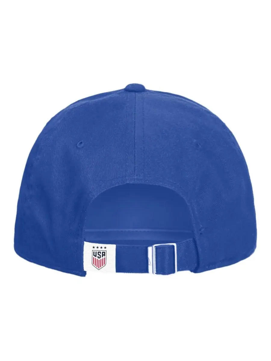 Регулируемая кепка Royal USWNT Club для мужчин и женщин Nike — изображение 2 из 2, королевский