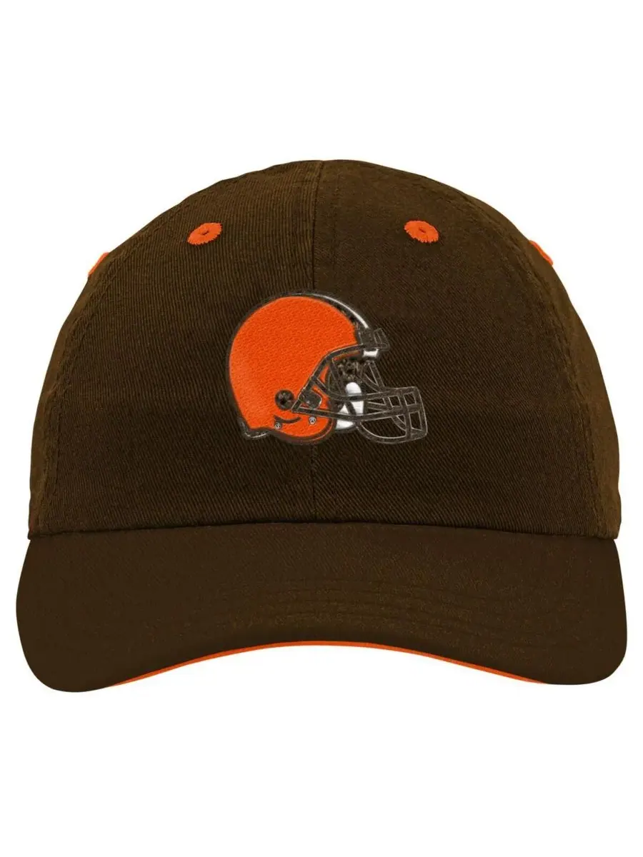Outerstuff Детская коричневая кепка Cleveland Browns Team Slouch Flex для мальчиков и девочек — изображение 3 из 3
