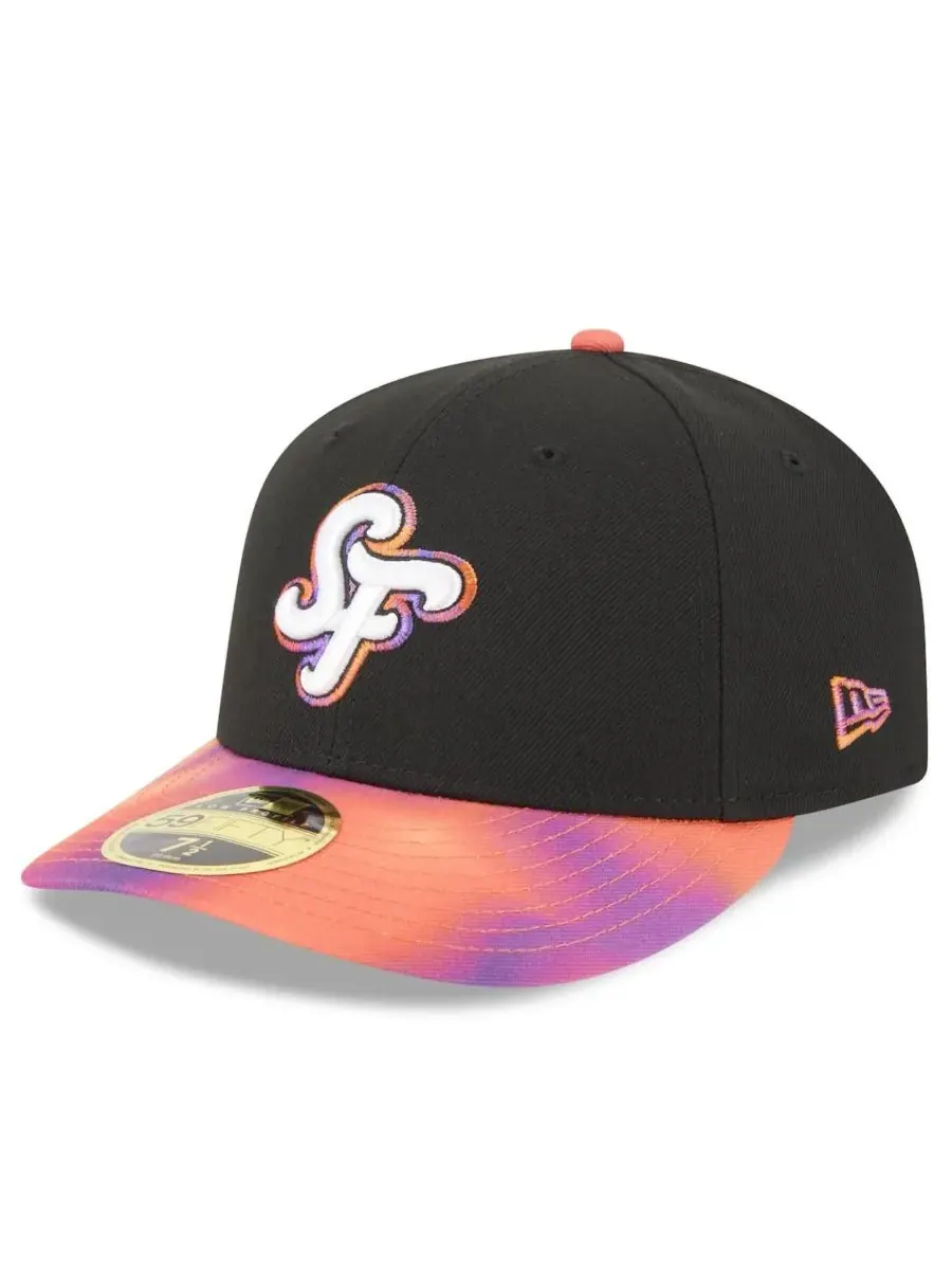 New Era Мужская кепка San Francisco Giants 2025 City Connect Low Profile 59FIFTY — изображение 1 из 5, черный оранжевый