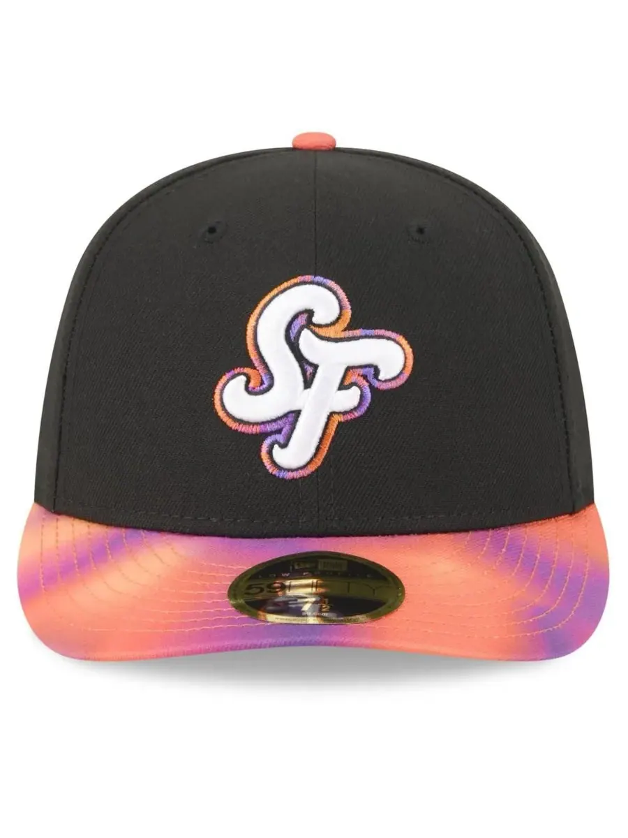 New Era Мужская кепка San Francisco Giants 2025 City Connect Low Profile 59FIFTY — изображение 2 из 5, черный оранжевый