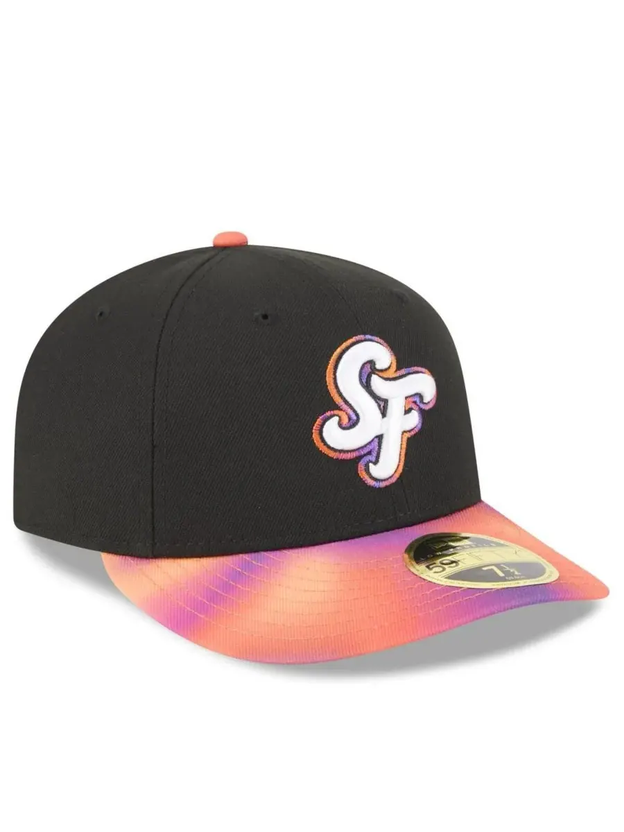 New Era Мужская кепка San Francisco Giants 2025 City Connect Low Profile 59FIFTY — изображение 3 из 5, черный оранжевый