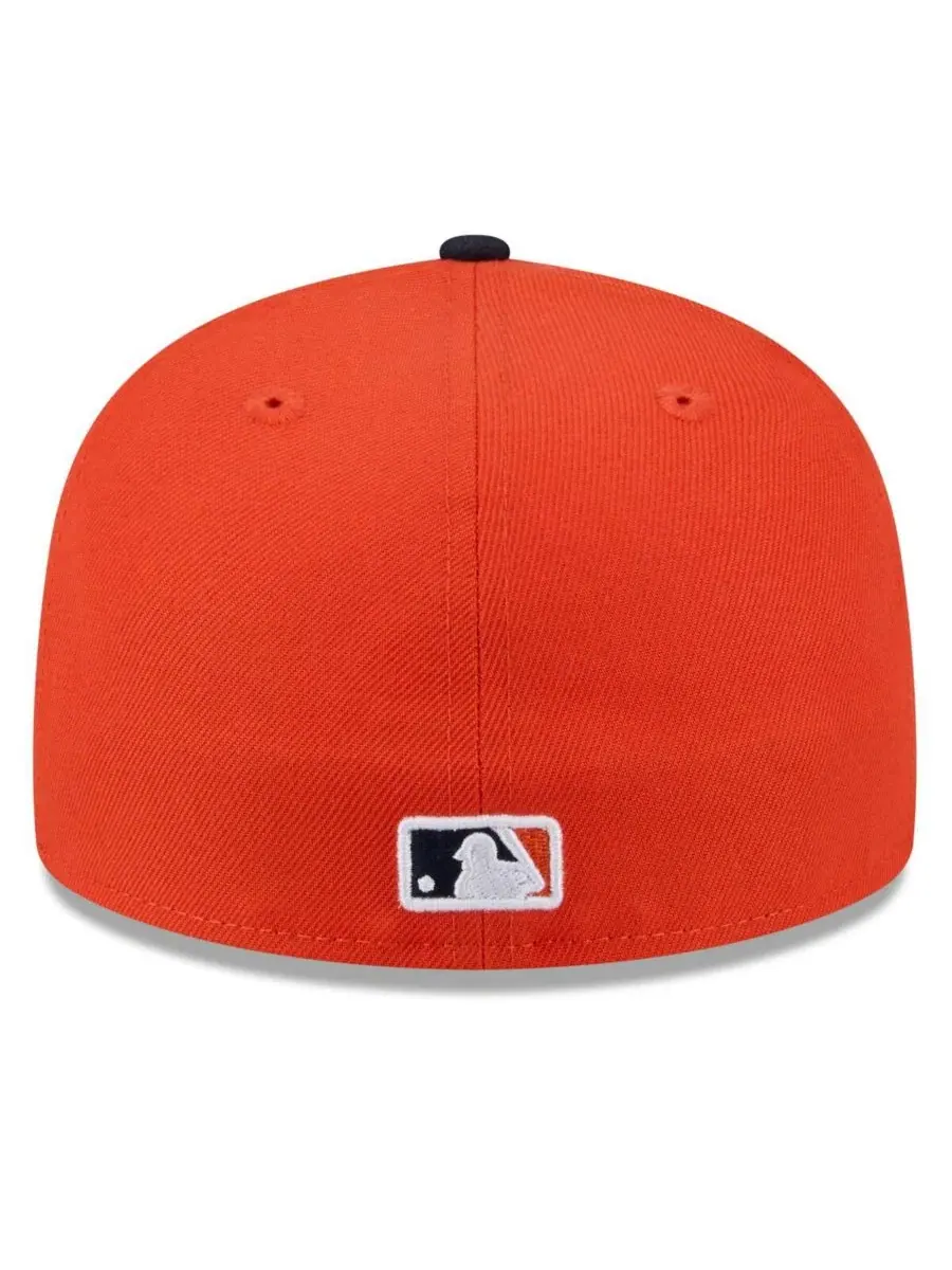 Кепка New Era Houston Astros 2026 Spring Training Low Profile 59FIFTY — изображение 4 из 4, оранжевый темно-синий