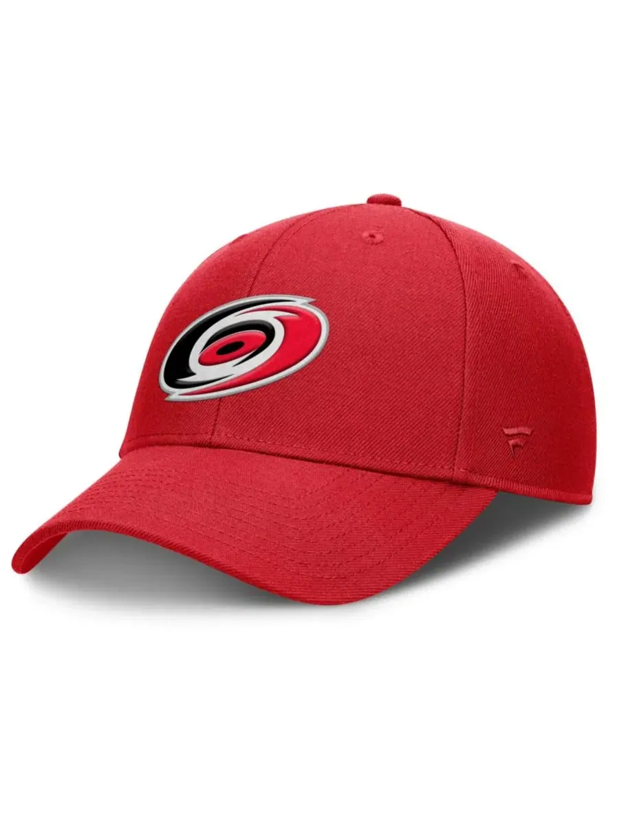 Кепка с вышитым логотипом Carolina Hurricanes Fanatics — изображение 1 из 4, красный