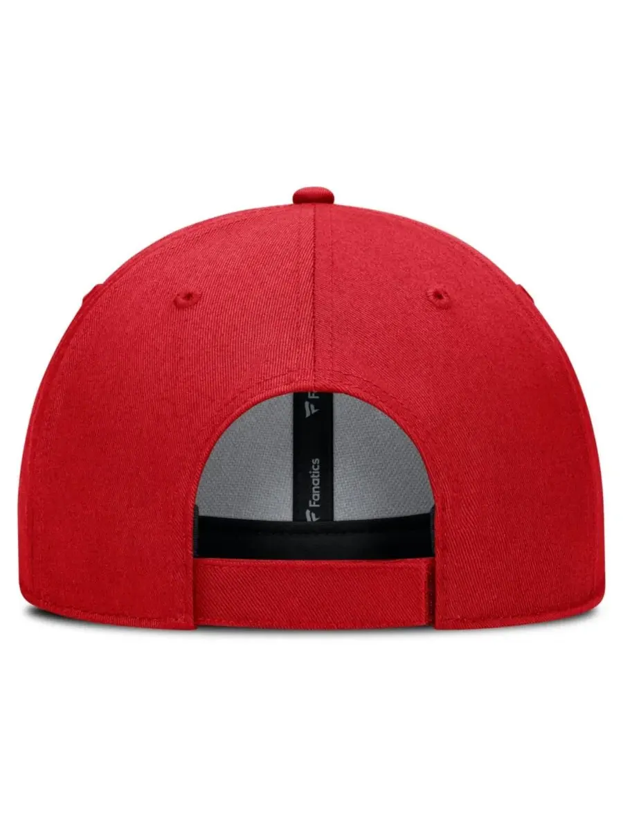 Кепка с вышитым логотипом Carolina Hurricanes Fanatics — изображение 4 из 4, красный