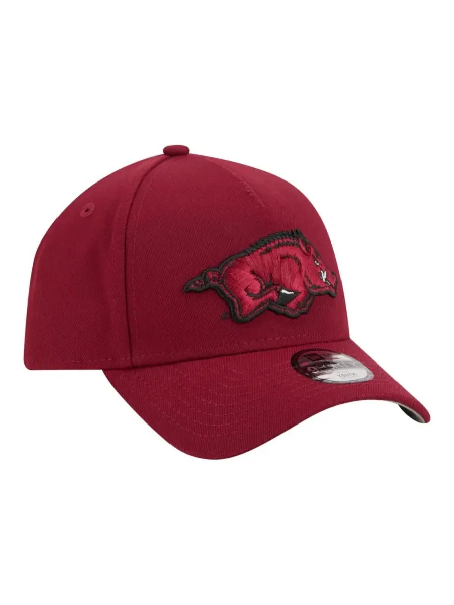 Кепка New Era 9FORTY A-Frame с вышивкой — изображение 3 из 7, красный
