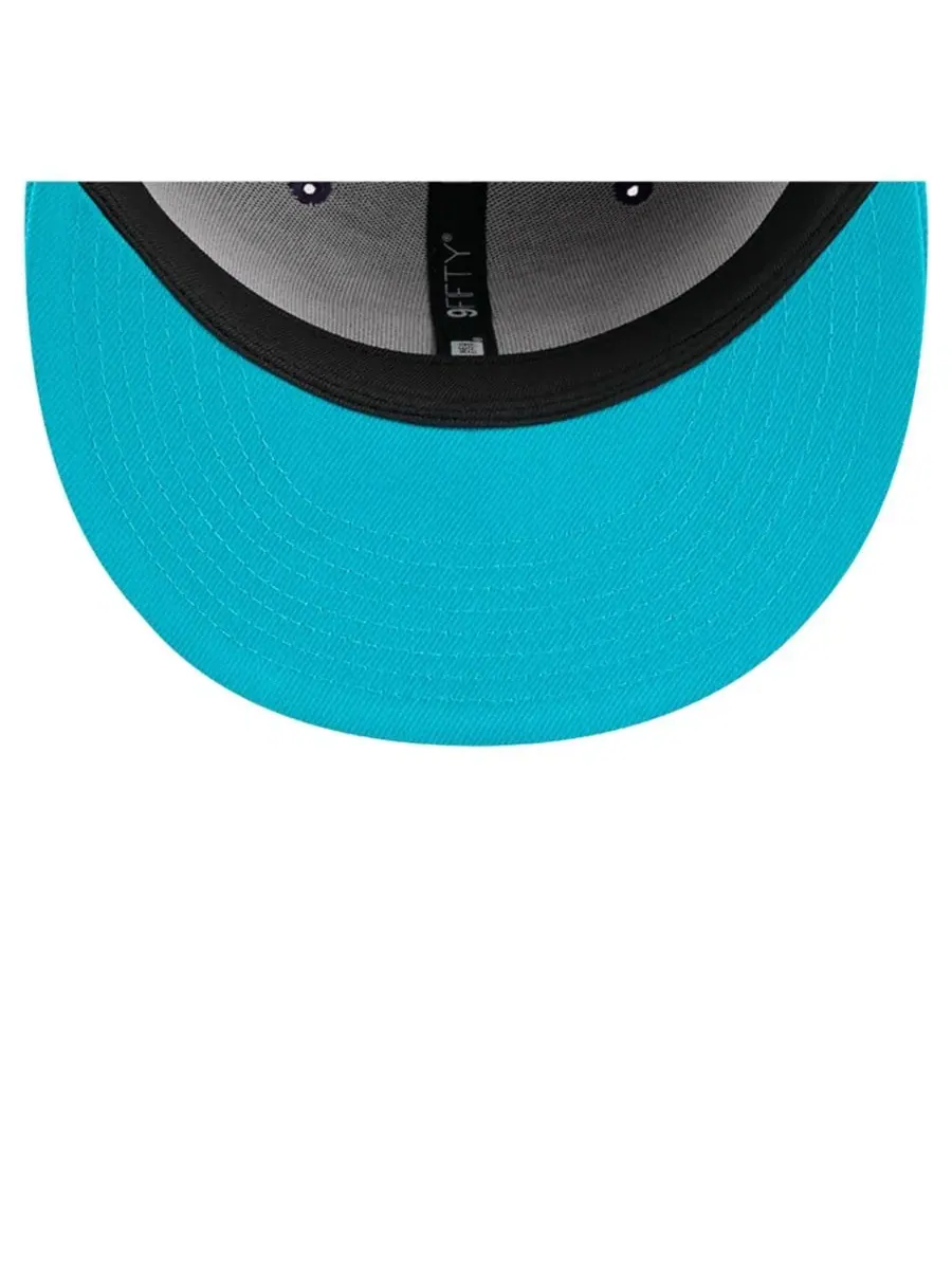 Бейсболка New Era Charlotte Hornets Two-Tone 9FIFTY Snapback — изображение 5 из 5, фиолетовый