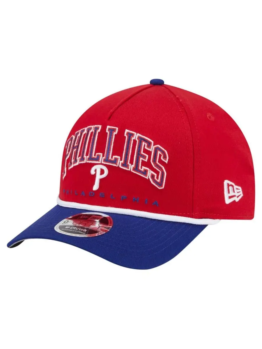 New Era Мужская красно-королевская бейсболка Philadelphia Phillies Arch 9FORTY A-Frame M-Crown с — изображение 1 из 5