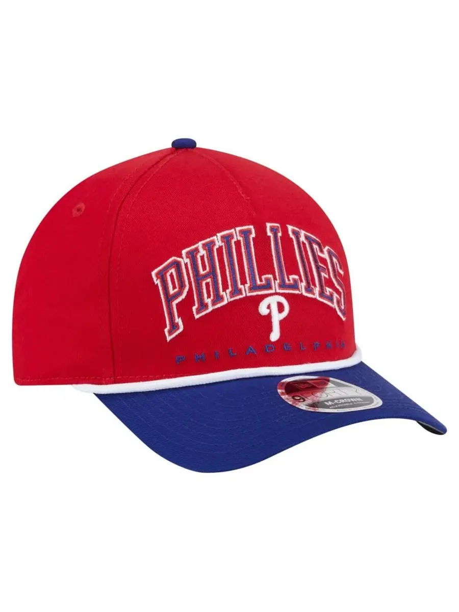 New Era Мужская красно-королевская бейсболка Philadelphia Phillies Arch 9FORTY A-Frame M-Crown с — изображение 3 из 5