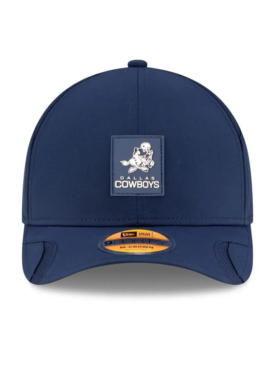 New Era Мужская темно-синяя бейсболка Dallas Cowboys 2025 Sideline Throwback M-Crown 9FORTY с — изображение 3 из 4