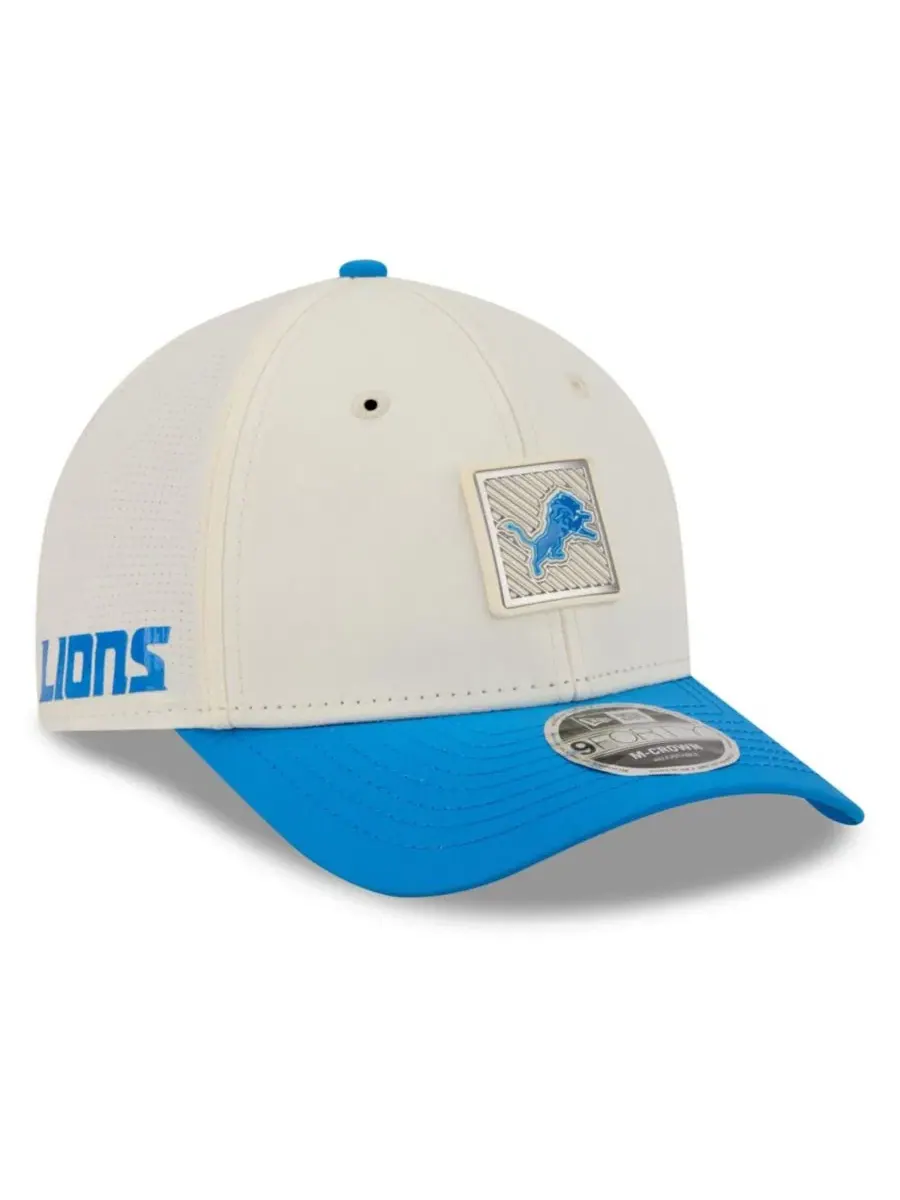 Бейсболка Detroit Lions 9FORTY с регулируемым ремешком New Era — изображение 1 из 5, кремовый синий