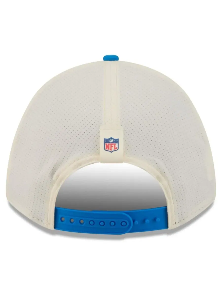 Бейсболка Detroit Lions 9FORTY с регулируемым ремешком New Era — изображение 4 из 5, кремовый синий
