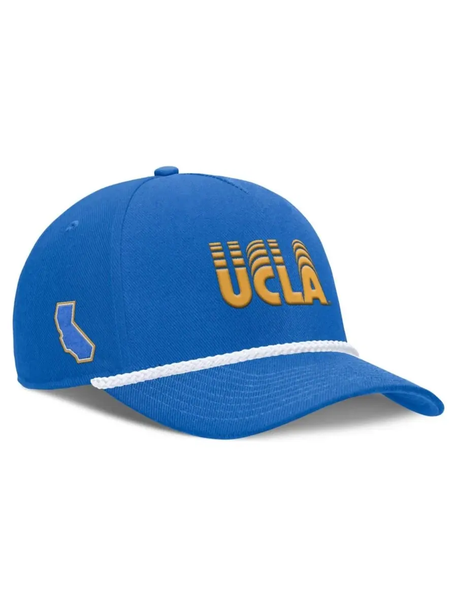 Кепка Nike UCLA Bruins Basketball Rise Rope Adjustable Hat — изображение 1 из 4, синий