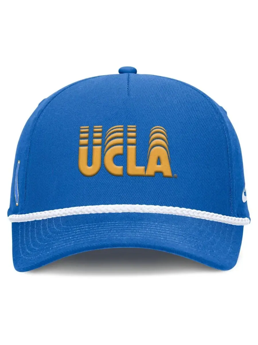 Кепка Nike UCLA Bruins Basketball Rise Rope Adjustable Hat — изображение 2 из 4, синий