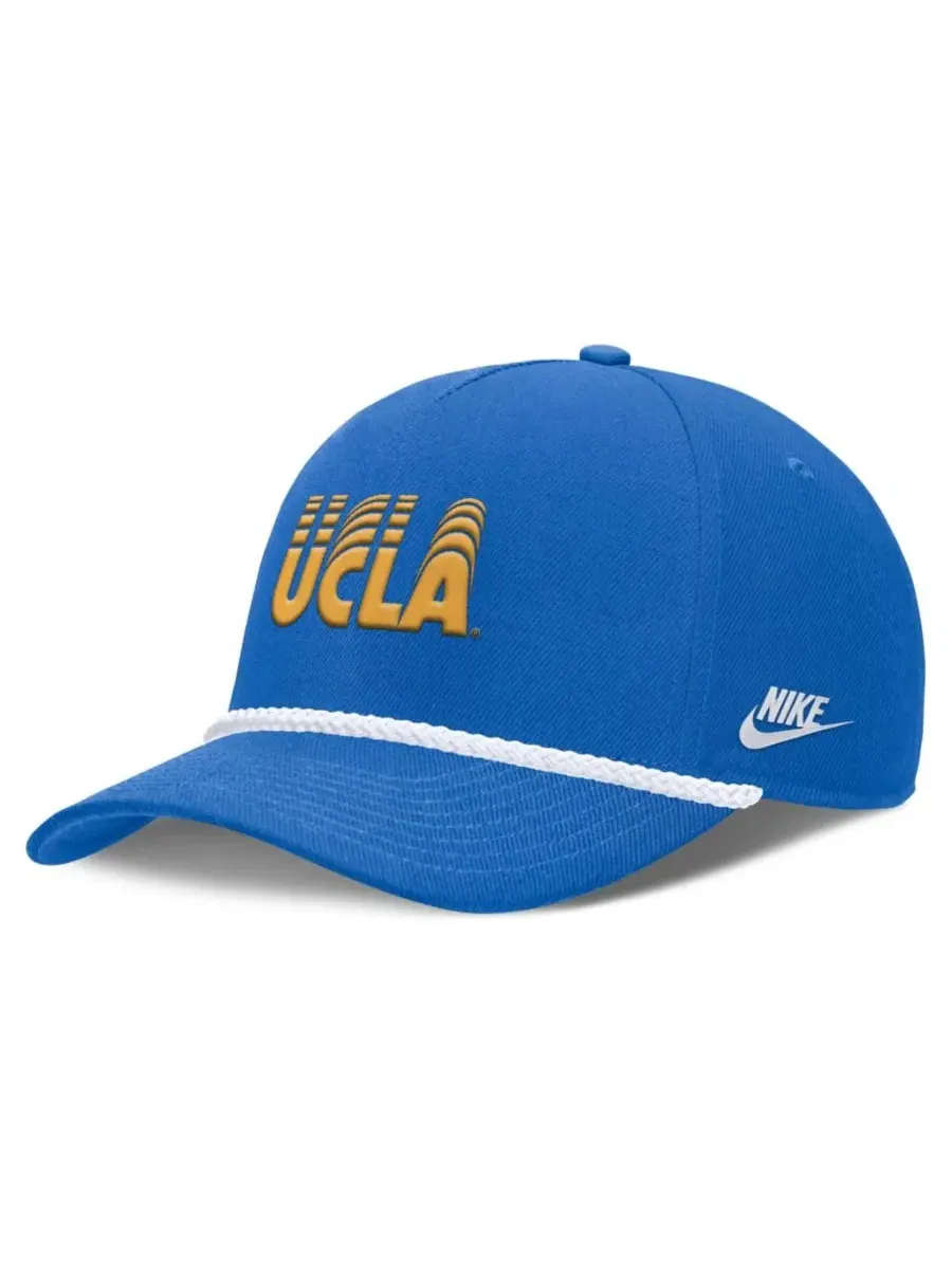 Кепка Nike UCLA Bruins Basketball Rise Rope Adjustable Hat — изображение 3 из 4, синий