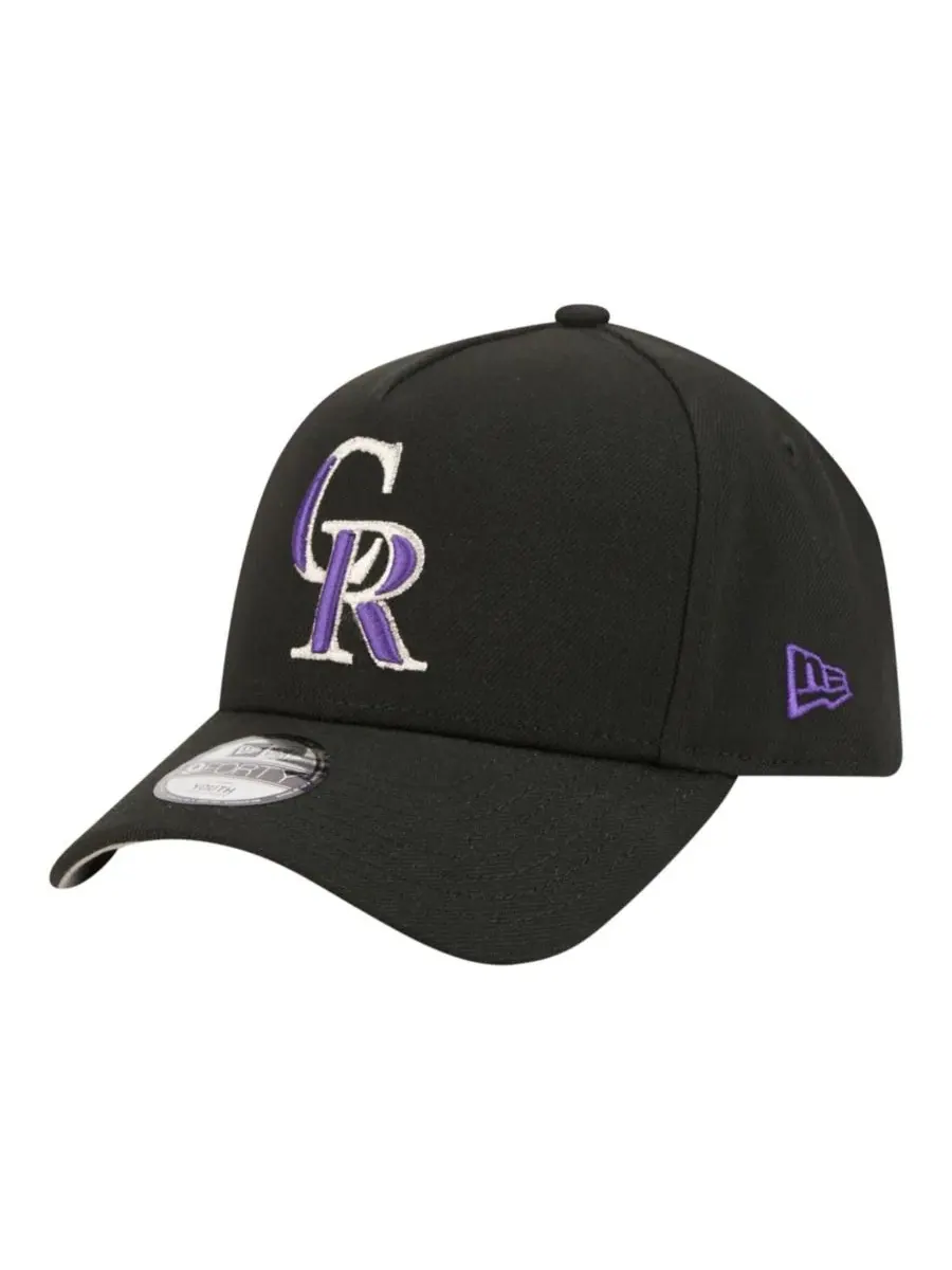 Бейсболка с эмблемой Colorado Rockies New Era — изображение 1 из 5, черный