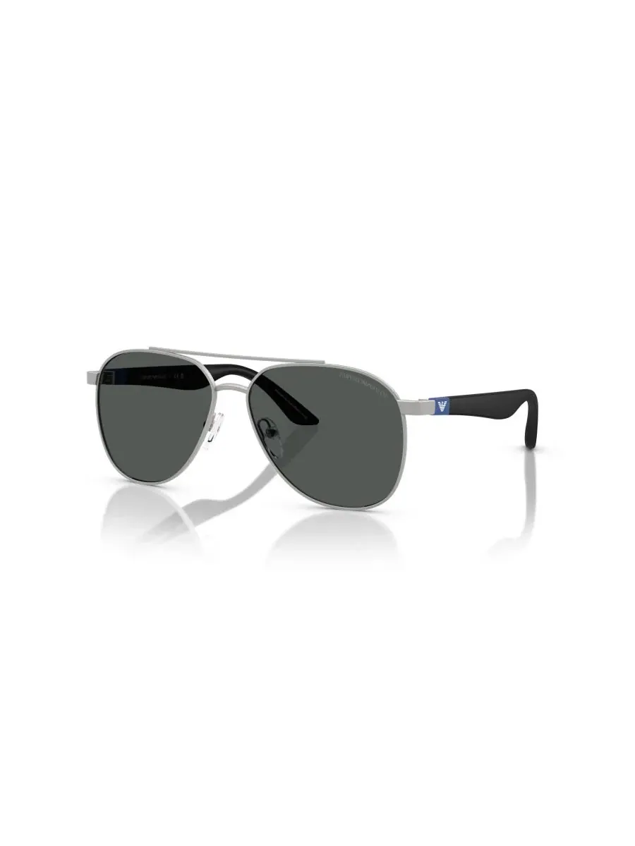 Детские солнцезащитные очки «Пилот», EK2001 Emporio Armani, matte серебро
