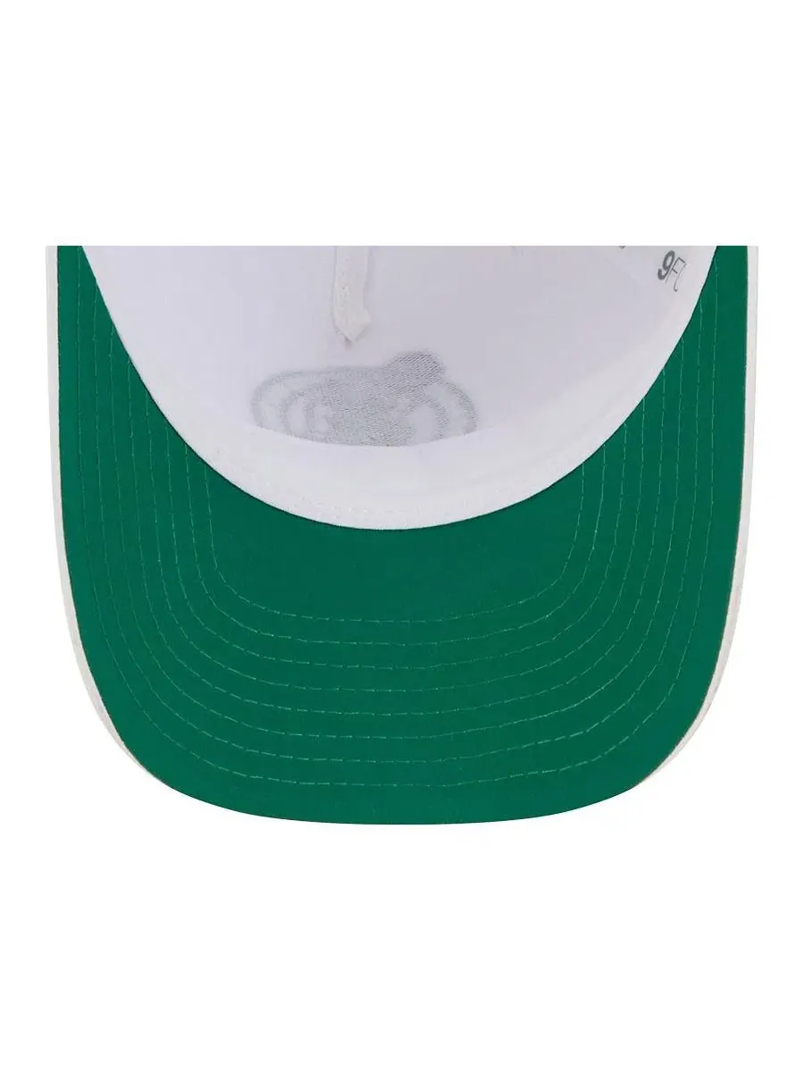 Кепка с вышитым логотипом Boston Celtics Featherweight Team Tape 9FORTY M-Crown A-Frame New Era — изображение 5 из 5, белый