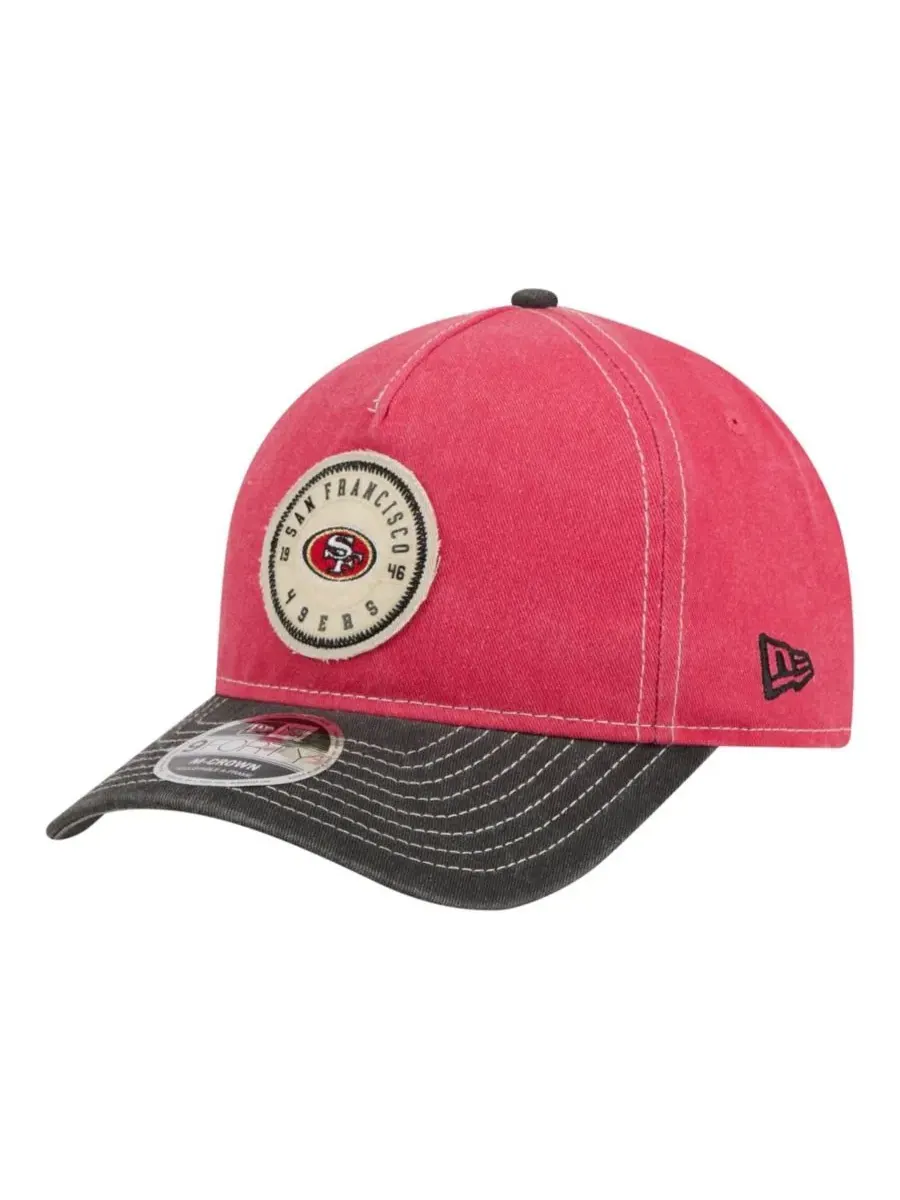 Кепка с козырьком San Francisco 49ers 9FORTY Felt A-Frame New Era — изображение 1 из 5, черный