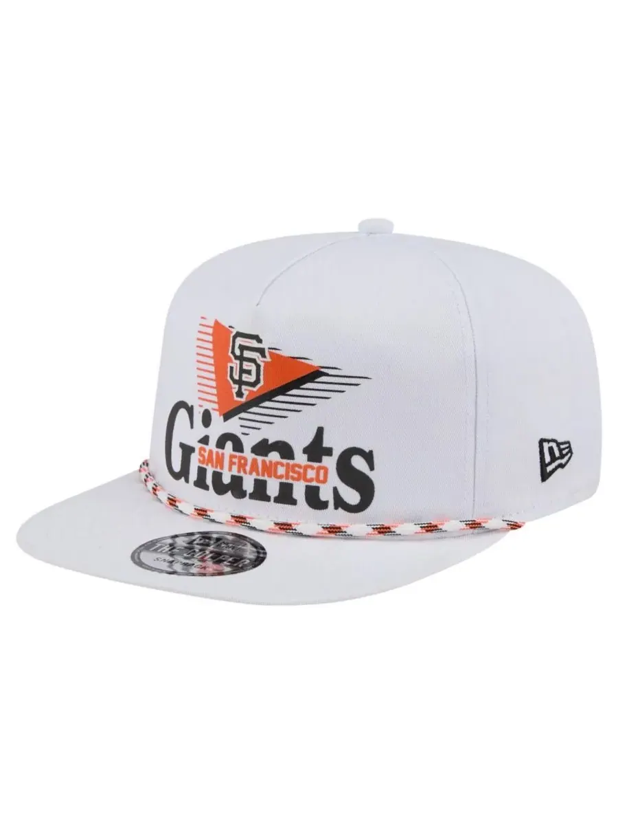 New Era Мужская белая кепка-бейсболка San Francisco Giants Collide Golfer Snapback — изображение 1 из 4, белый