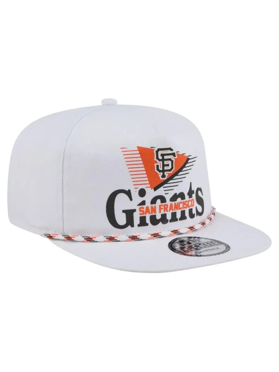 New Era Мужская белая кепка-бейсболка San Francisco Giants Collide Golfer Snapback — изображение 3 из 4, белый