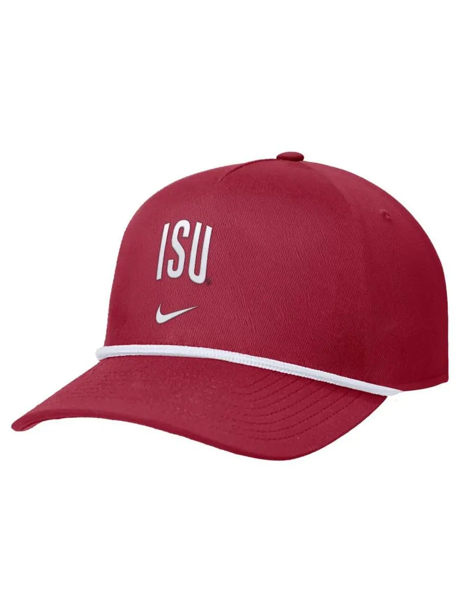 Мужская регулируемая бейсболка Cardinal Iowa State Cyclones Nike — изображение 1 из 2, красный