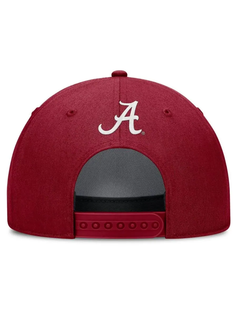 Nike Мужская регулируемая кепка Crimson Alabama Crimson Tide Rise Campus — изображение 3 из 3, красный