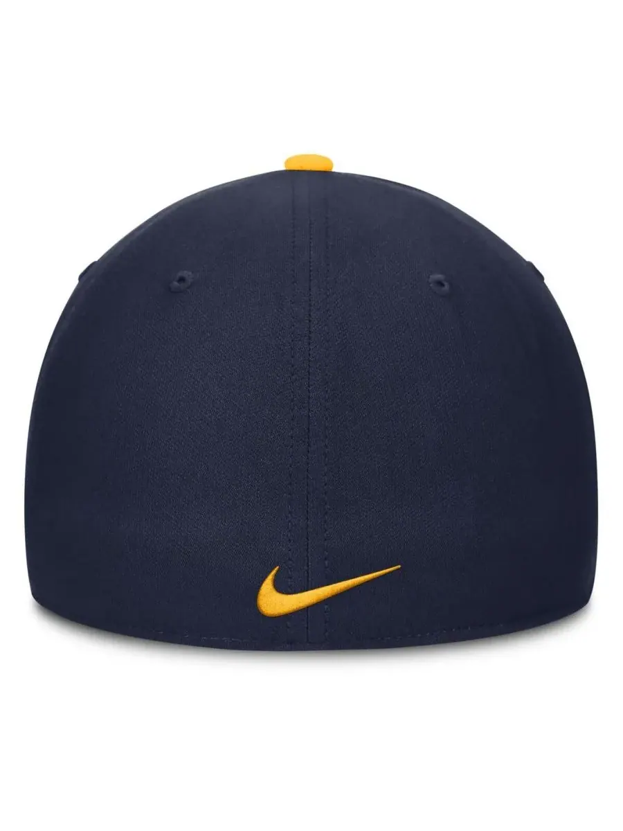 Nike Мужская золотисто-синяя бейсболка West Virginia Mountaineers 2025 Sideline Rise Local — изображение 3 из 4