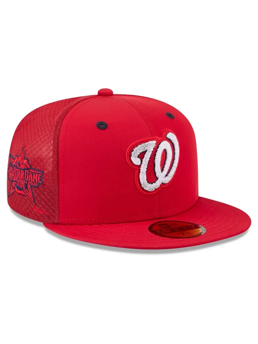Кепка 59FIFTY с вышивкой логотипа New Era — изображение 1 из 5, красный