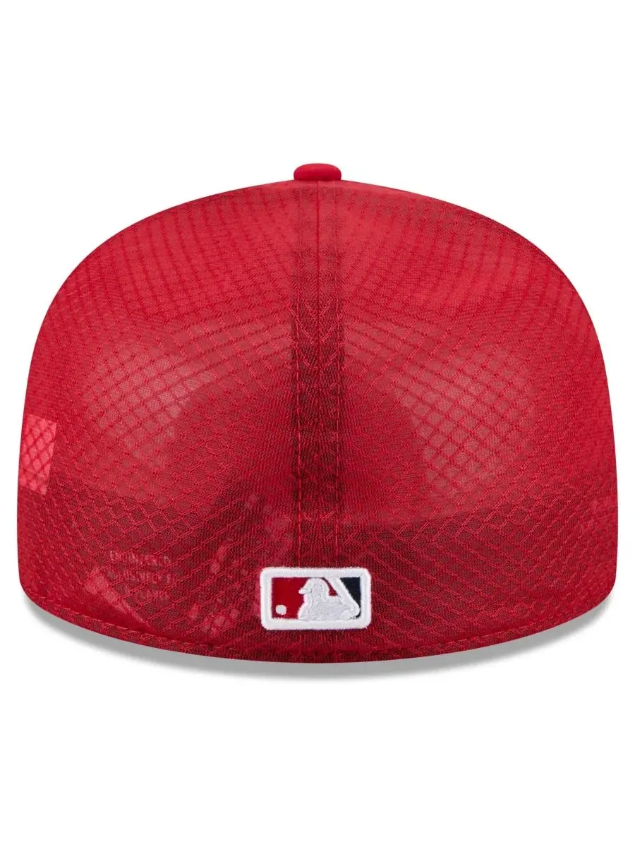 Кепка 59FIFTY с вышивкой логотипа New Era — изображение 4 из 5, красный